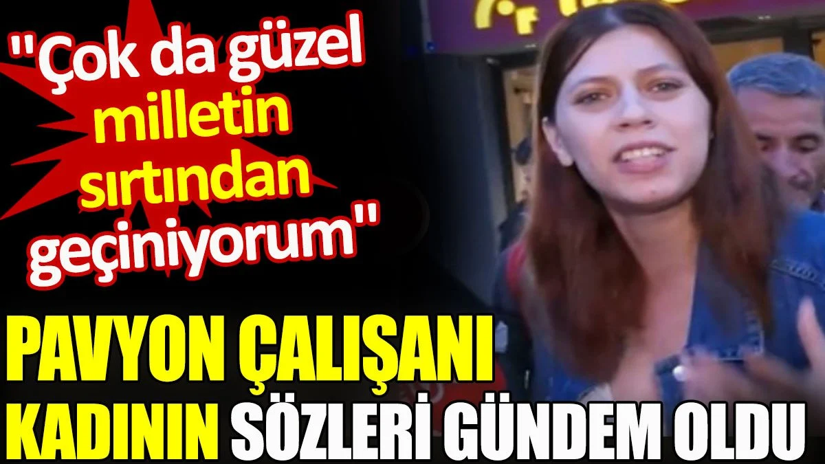 Pavyonda çalışan kadın: 