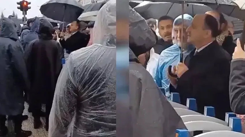 AK Parti Rize İl Başkanı Hikmet Ayar, polislerle tartıştı! 