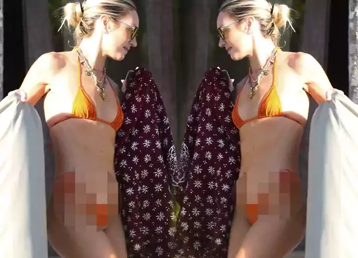 Bikini altını değiştirince ortaya çıktı! Şok detay...