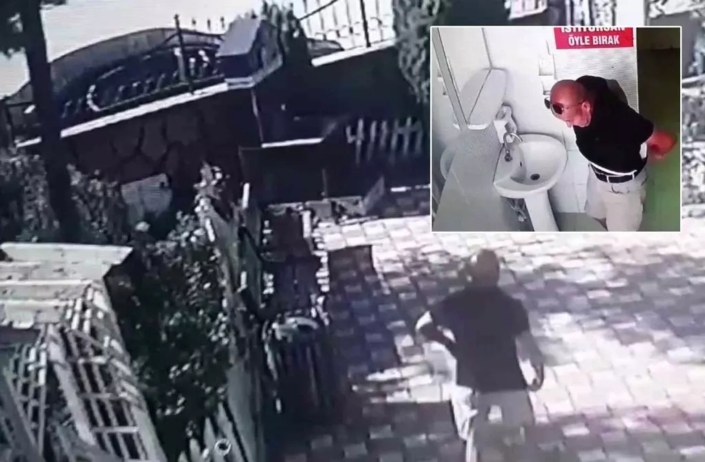 Son model arabasıyla gelip camiden sabunluk çaldı