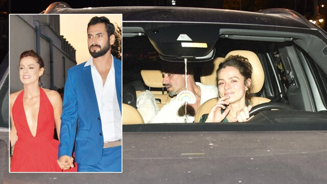 Özge Özpirinçci - Burak Yamantürk çifti trafikte sobelendi