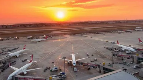 İstanbul Havalimanı Uçuş Trafiğinde Avrupa'nın Birincisi