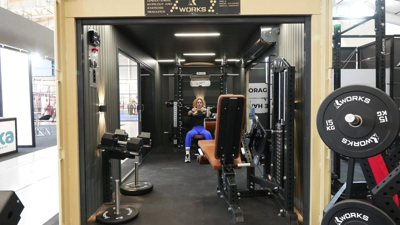 Spor salonu konseptinde yeni dönem: 'Taşınabilir konteyner sistemi'