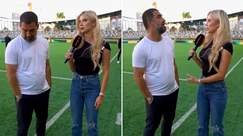 Arda Turan'ın zor anları! Ukraynalı muhabirle röportajı olay oldu! 