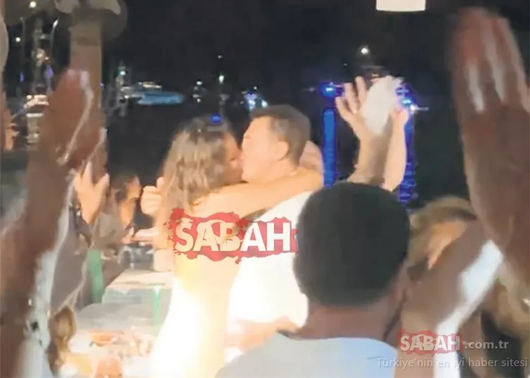 Evli Güzide Duran sevgilisi Fikret Orman ile dudak dudağa...