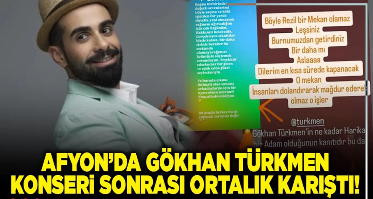 Ünlü sanatçı Gökhan Türkmen'e büyük şok! Eşine hakaret edildi, ortalık karıştı