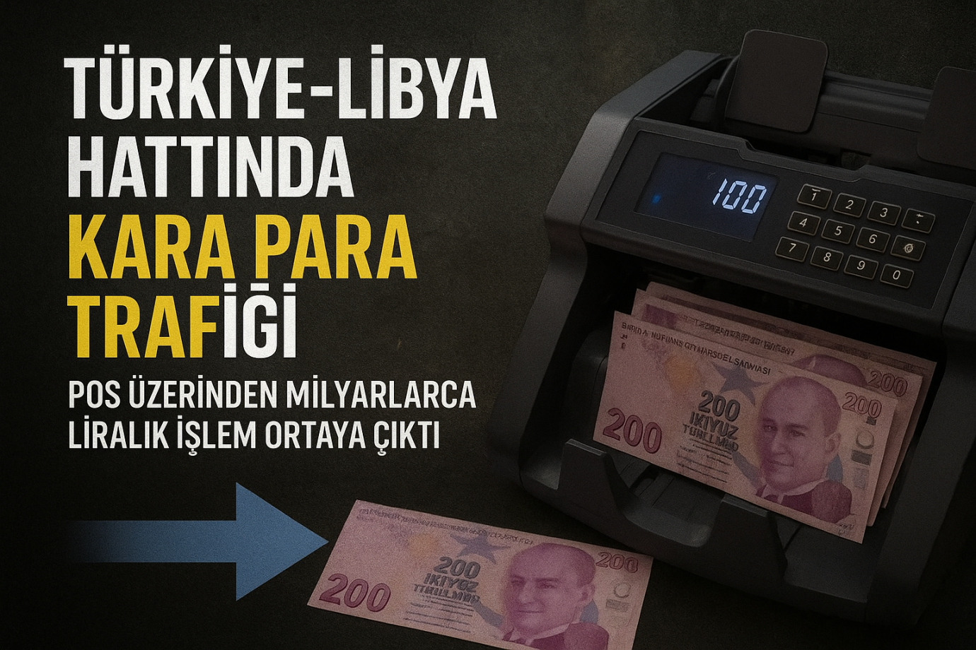Türkiye–Libya Hattında Kara Para Trafiği: Sahte İhracat ve POS Üzerinden Milyarlarca Liralık İşlem Ortaya Çıktı