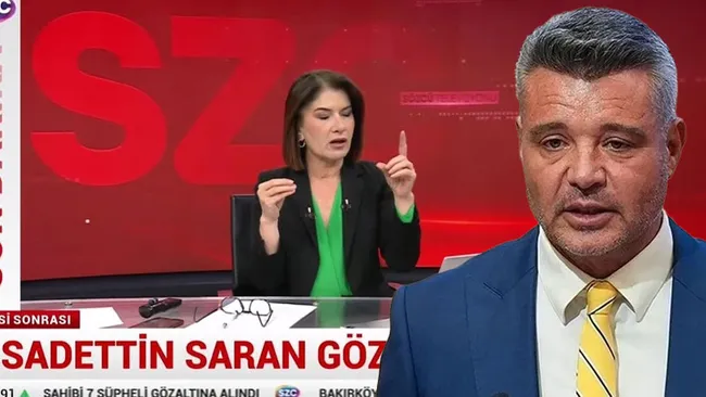Sözcü TV'de skandal 'Sadettin Saran' hatası! 