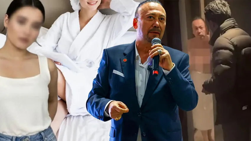 Uşak Belediye Başkanı Özkan Yalım sevgilisiyle otel odasında gözaltına alındığı anlar ortaya çıktı