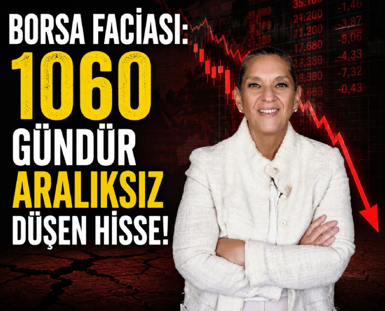 Borsa faciası: 1060 gündür aralıksız düşen hisse!
