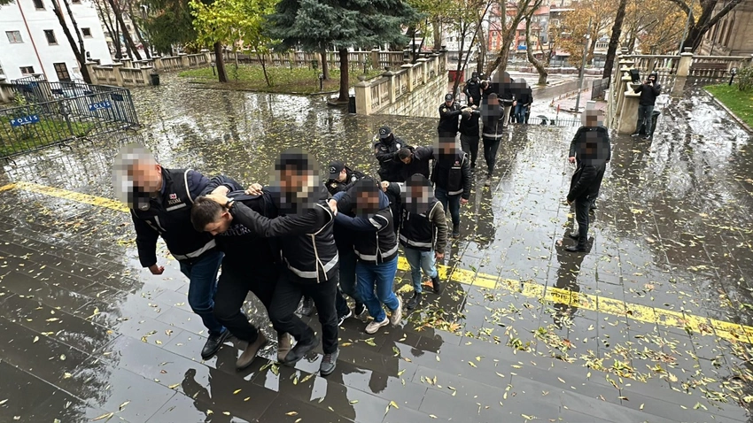 'Daltonlar' çetesine iki ilde 'Redkit' operasyonu