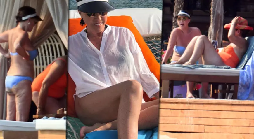 'Beni yakalayamayacaksınız' dedi, bikinili görüntülendi!