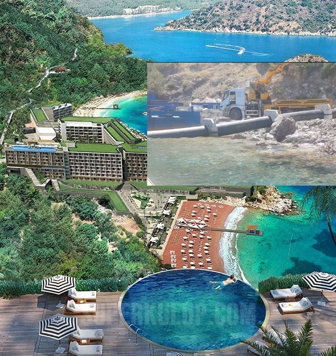 Sinpaş'ın Kızılbük'teki oteli foseptiğini denize akıtacak!