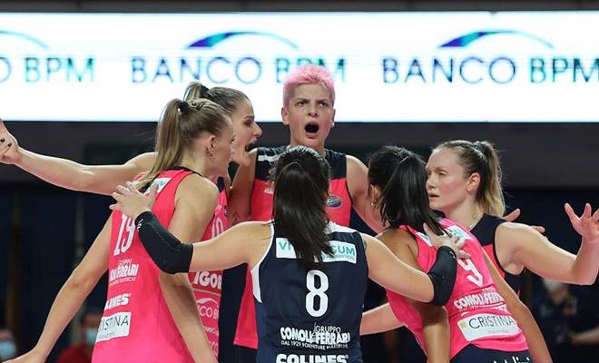 Milli voleybolcu Ebrar Karakurt, İtalya'da adından söz ettirdi