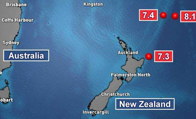 Tsunami uyarısı yapıldı! Yeni Zelanda'da 7,3 büyüklüğünde deprem!