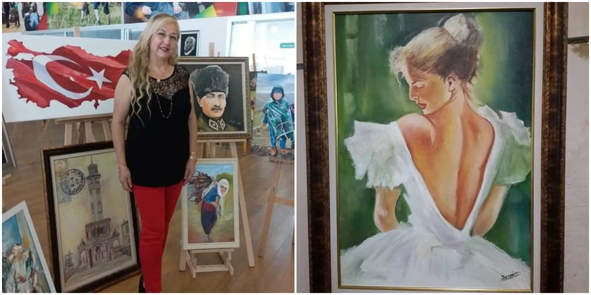 ILICALI RESSAM TABLOLARIYLA BÜYÜLÜYOR