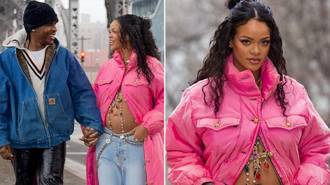 Bebek bekleyen Rihanna tepki çekti