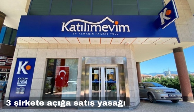 Borsada 3 şirkete açığa satış yasağı