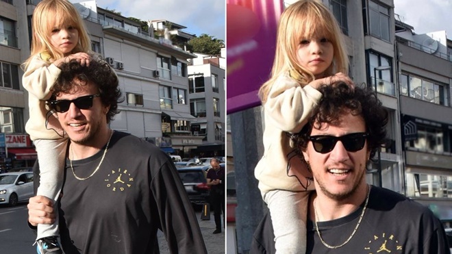 Caner Erdeniz sevimli kızıyla görüntülendi