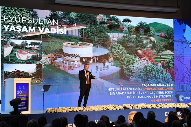Eyüpsultan Belediye Başkanı Deniz Köken yeni projelerini tanıttı
