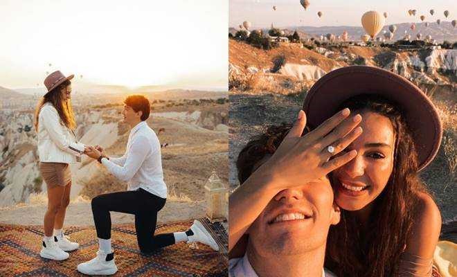 Ebru Şahin, Cedi Osman'ın evlilik teklifine 'evet' dedi