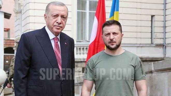 Cumhurbaşkanı Recep Tayyip Erdoğan, Zelensky'nin daveti üzerine Ukrayna'da