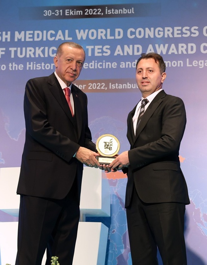 ERÜ'ye TÜSEB'den ödül