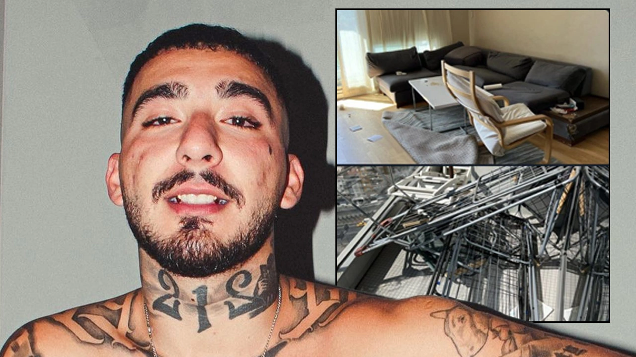 Ünlü Rap'çi Uzi 4 aylık kirayı vermeden kaçtığı iddia edildi