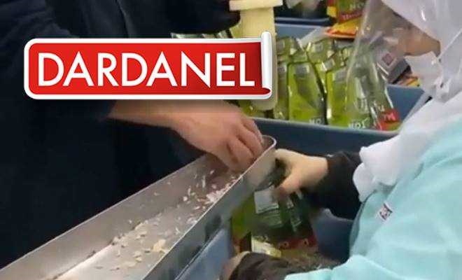 Dardanel'in fabrikasında elle paketleme görüntüsü olay oldu
