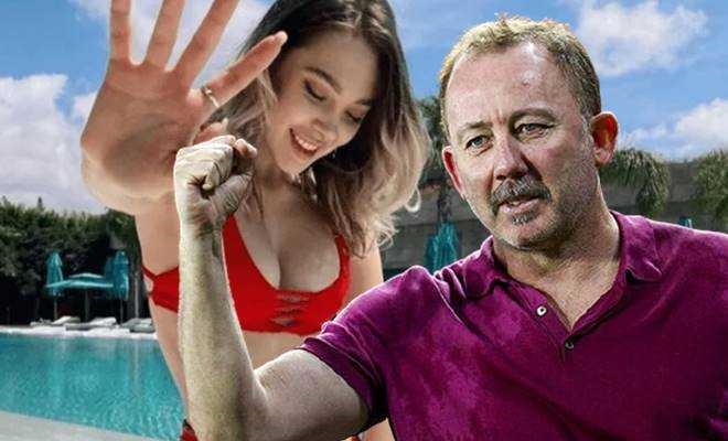 Sergen Yalçın ile Ukraynalı Lisaveta Karibskaya, Alaçatı'da tatilde