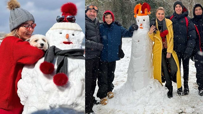 Gülben Ergen ve Mustafa Erdoğan'ın bembeyaz buluşması