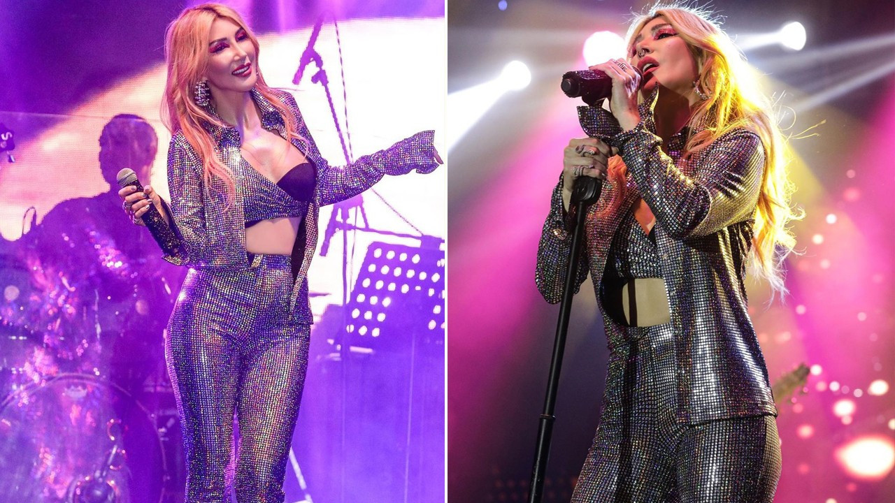 Hande Yener dağda kampa girdi!