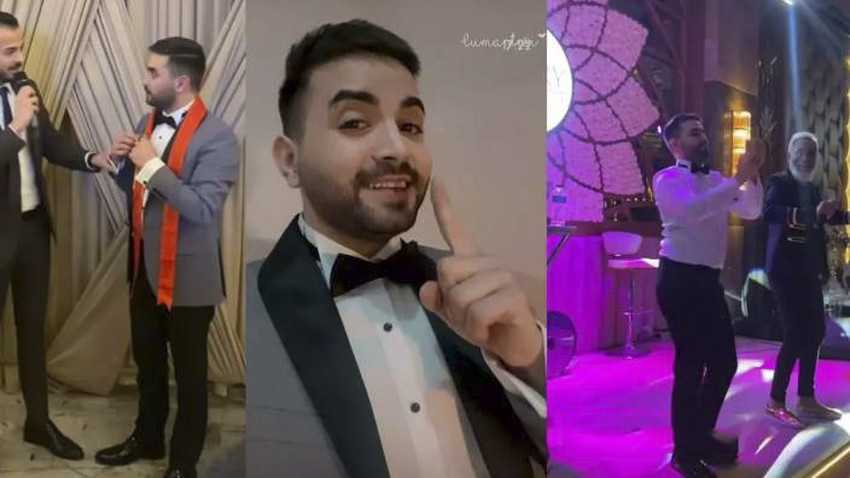 Kadir Ezildi doğum gününü düğün salonunda kutladı! Takı töreni düzenledi