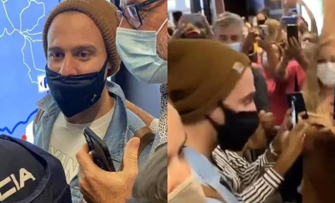 Kerem Bürsin, Kanarya Adaları'nda izdiham yarattı