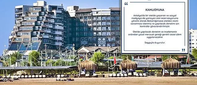 Limak Lara Otel'deki rezalete Kültür ve Turizm Bakanlığı el koydu!