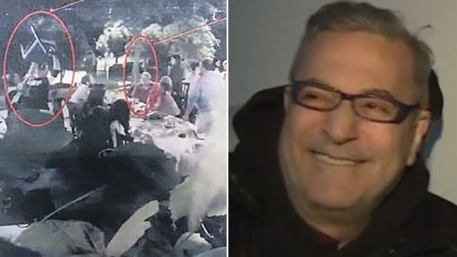 Mehmet Ali Erbil'e sandalyeyle saldırı!