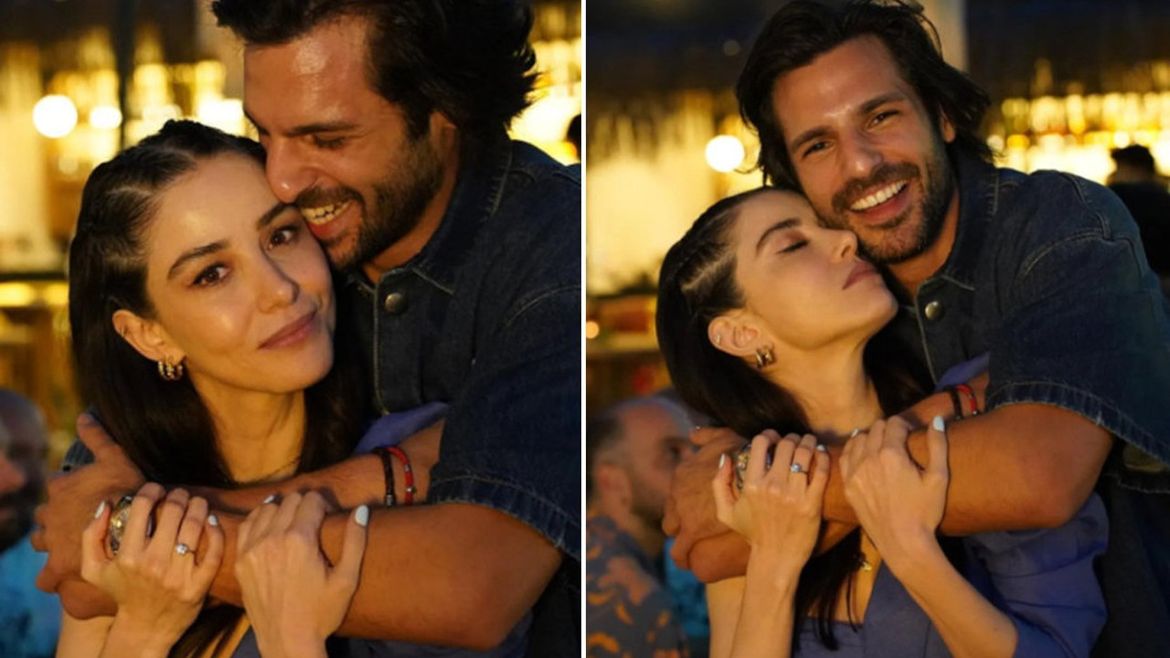 Özge Gürel ve Serkan Çayoğlu sürpriz gelişmeyi muhabirlere açıkladı