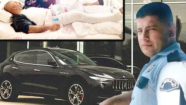 Avukatın bacağını kıran Maseratili polis memuru böyle tehdit etmiş