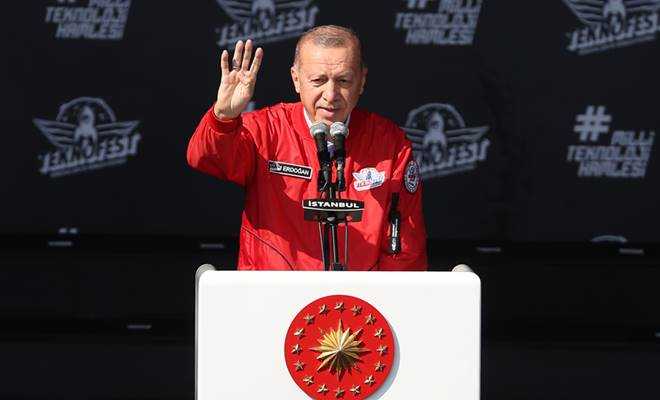 Erdoğan'dan TEKNOFEST'te muhalefete tepki