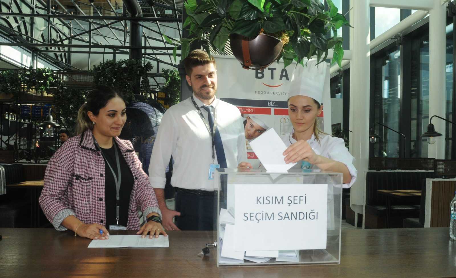 Şefler bu kez sandıkta yarıştı